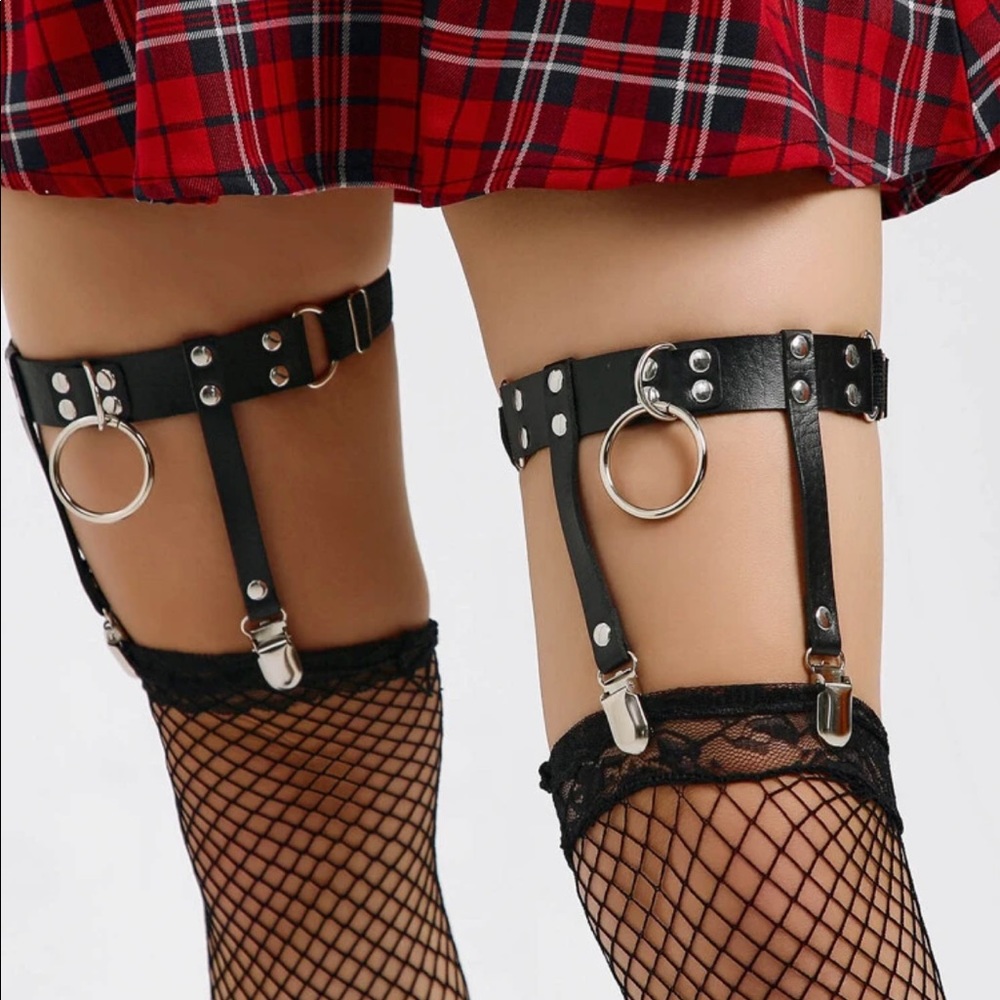 O Ring Garter Belts New